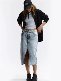 GATE Dżinsowa spódnica midi| Kategorie·Spódnice ☀️