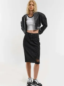 GATE Dżinsowa spódnica midi| Kategorie·Spódnice ☀️