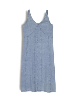 GATE Dżinsowa sukienka midi| Kategorie·Sukienki