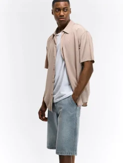 GATE Dżinsowe spodenki typu skater| Spodnie·Spodenki ☀️