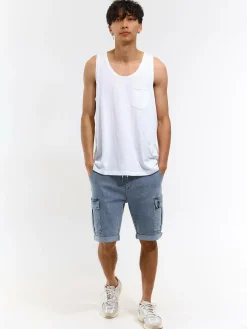 GATE Dżinsowe szorty typu cargo| Spodnie·Spodenki ☀️