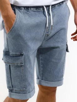 GATE Dżinsowe szorty typu cargo| Spodnie·Spodenki ☀️