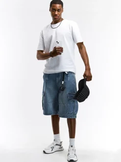 GATE Dżinsowe szorty typu cargo| Spodnie·Spodenki ☀️