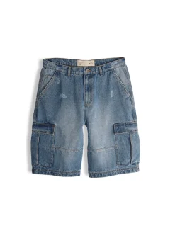 GATE Dżinsowe szorty typu cargo| Spodnie·Spodenki ☀️