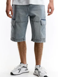 GATE Dżinsowe szorty typu cargo| Spodnie·Spodenki ☀️