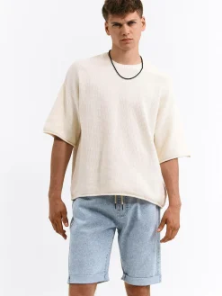 GATE Dżinsowe szorty typu jogger| Spodnie·Spodenki ☀️