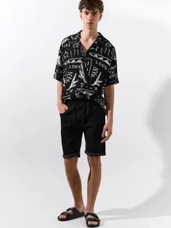 GATE Dżinsowe szorty typu jogger| Spodnie·Spodenki ☀️