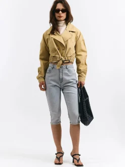 GATE Dżinsy 3/4| Spodnie·Jeansy