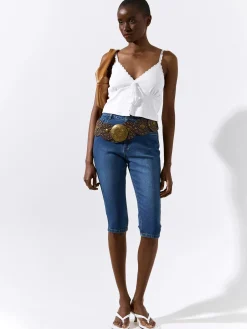 GATE Dżinsy 3/4| Spodnie·Jeansy