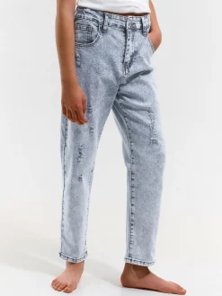 GATE Dżinsy o podartym wyglądzie|Dzieci Dziewczynki·Spodnie I Legginsy