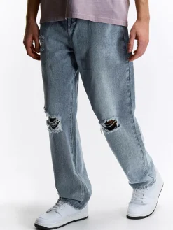 GATE Dżinsy o podartym wyglądzie| Spodnie·Jeansy