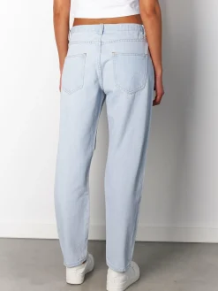 GATE Dżinsy typu boyfriend z dziurami dla kobiet| Spodnie·Jeansy