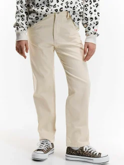 GATE Dżinsy z diagonalu|Dzieci Dziewczynki·Spodnie I Legginsy