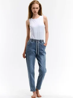 GATE Dżinsy z elastyczną talią| Spodnie·Jeansy