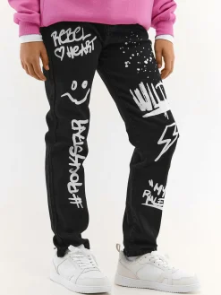 GATE Dżinsy z nadrukiem|Dzieci Dziewczynki·Spodnie I Legginsy