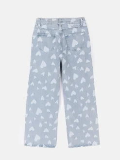 GATE Dżinsy z nadrukiem serca|Dzieci Dziewczynki·Spodnie I Legginsy