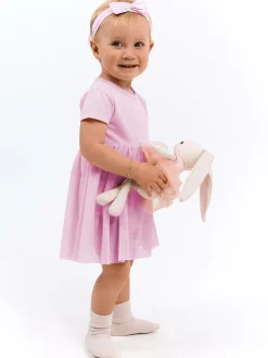 GATE Dopasowana sukienka z tiulową spódnicą|Dzieci Baby