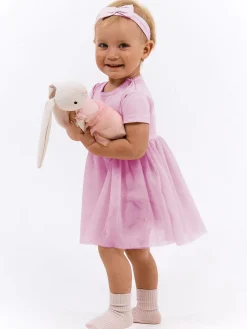 GATE Dopasowana sukienka z tiulową spódnicą|Dzieci Baby