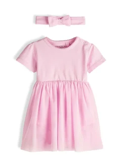 GATE Dopasowana sukienka z tiulową spódnicą|Dzieci Baby