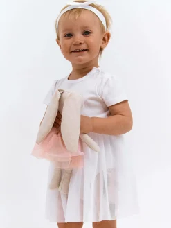 GATE Dopasowana sukienka z tiulową spódnicą|Dzieci Baby