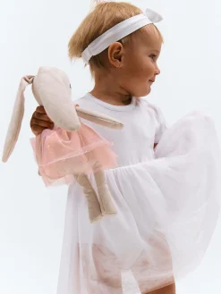 GATE Dopasowana sukienka z tiulową spódnicą|Dzieci Baby