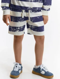 GATE Dresowe spodenki w paski|Dzieci Chłopcy·Spodnie|Chłopcy·Szorty ☀️