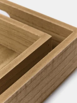 GATE Drewniana ozdobna tacka| Dekoracja Domu·Party Essentials|Dekoracja Domu·Dekoracje