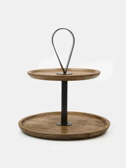 GATE Drewniana ozdobna tacka| Dekoracja Domu·Party Essentials|Dekoracja Domu·Dekoracje