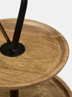 GATE Drewniana ozdobna tacka| Dekoracja Domu·Party Essentials|Dekoracja Domu·Dekoracje