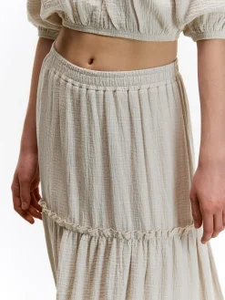 GATE Długa bawełniana spódnica| Kategorie·Spódnice ☀️