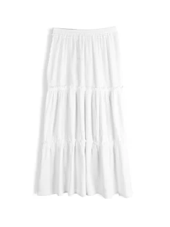 GATE Długa bawełniana spódnica| Kategorie·Spódnice ☀️