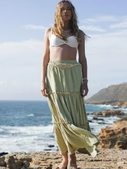 GATE Długa bawełniana spódnica| Kategorie·Spódnice ☀️