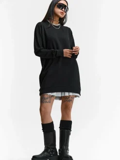 GATE Długa bluza| Swetry I Bluzy·Bluzy