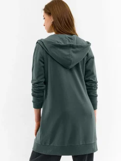 GATE Długa bluza na zamek| Swetry I Bluzy·Bluzy