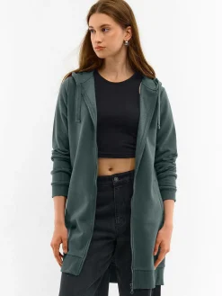 GATE Długa bluza na zamek| Swetry I Bluzy·Bluzy