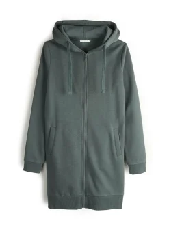 GATE Długa bluza na zamek| Swetry I Bluzy·Bluzy