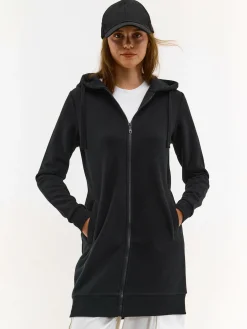 GATE Długa bluza na zamek| Swetry I Bluzy·Bluzy