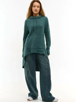 GATE Długa bluza z kapturem| Swetry I Bluzy·Bluzy