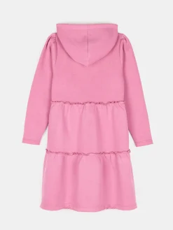 GATE Długa bluza z kapturem i marszczeniami|Dzieci Dziewczynki·Bluzki