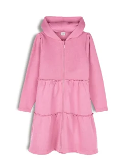 GATE Długa bluza z kapturem i marszczeniami|Dzieci Dziewczynki·Bluzki