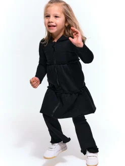 GATE Długa bluza z kapturem i marszczeniami|Dzieci Dziewczynki·Bluzki