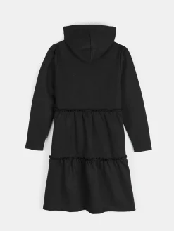 GATE Długa bluza z kapturem i marszczeniami|Dzieci Dziewczynki·Bluzki