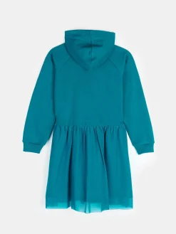 GATE Długa bluza z tiulowymi marszczeniami|Dzieci Dziewczynki·Bluzki