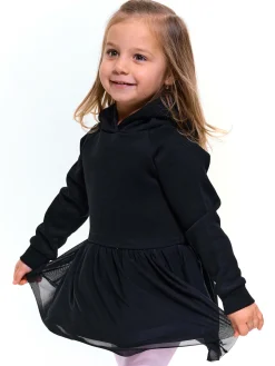 GATE Długa bluza z tiulowymi marszczeniami|Dzieci Dziewczynki·Bluzki