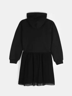 GATE Długa bluza z tiulowymi marszczeniami|Dzieci Dziewczynki·Bluzki