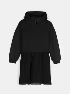 GATE Długa bluza z tiulowymi marszczeniami|Dzieci Dziewczynki·Bluzki