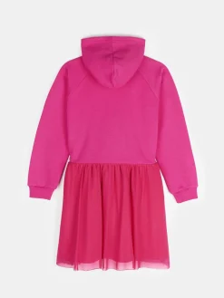 GATE Długa bluza z tiulowymi marszczeniami|Dzieci Dziewczynki·Bluzki