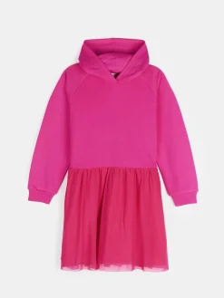 GATE Długa bluza z tiulowymi marszczeniami|Dzieci Dziewczynki·Bluzki