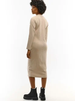 GATE Długa dzianinowa sukienka| Kategorie·Sukienki