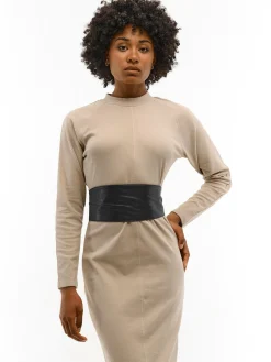 GATE Długa dzianinowa sukienka| Kategorie·Sukienki